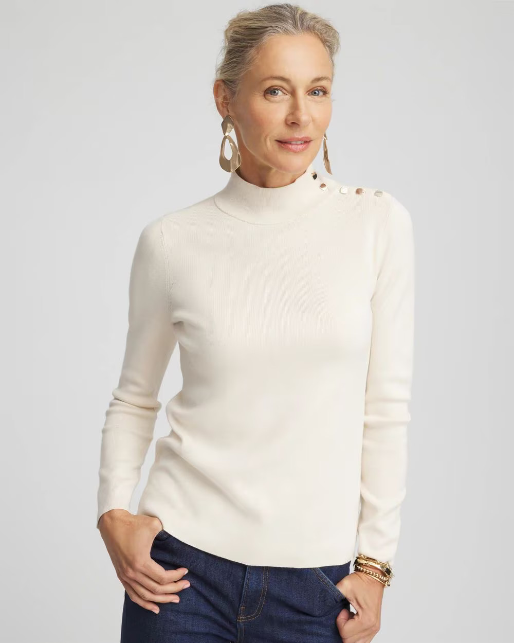Ella Mockneck Sweater | Chico's