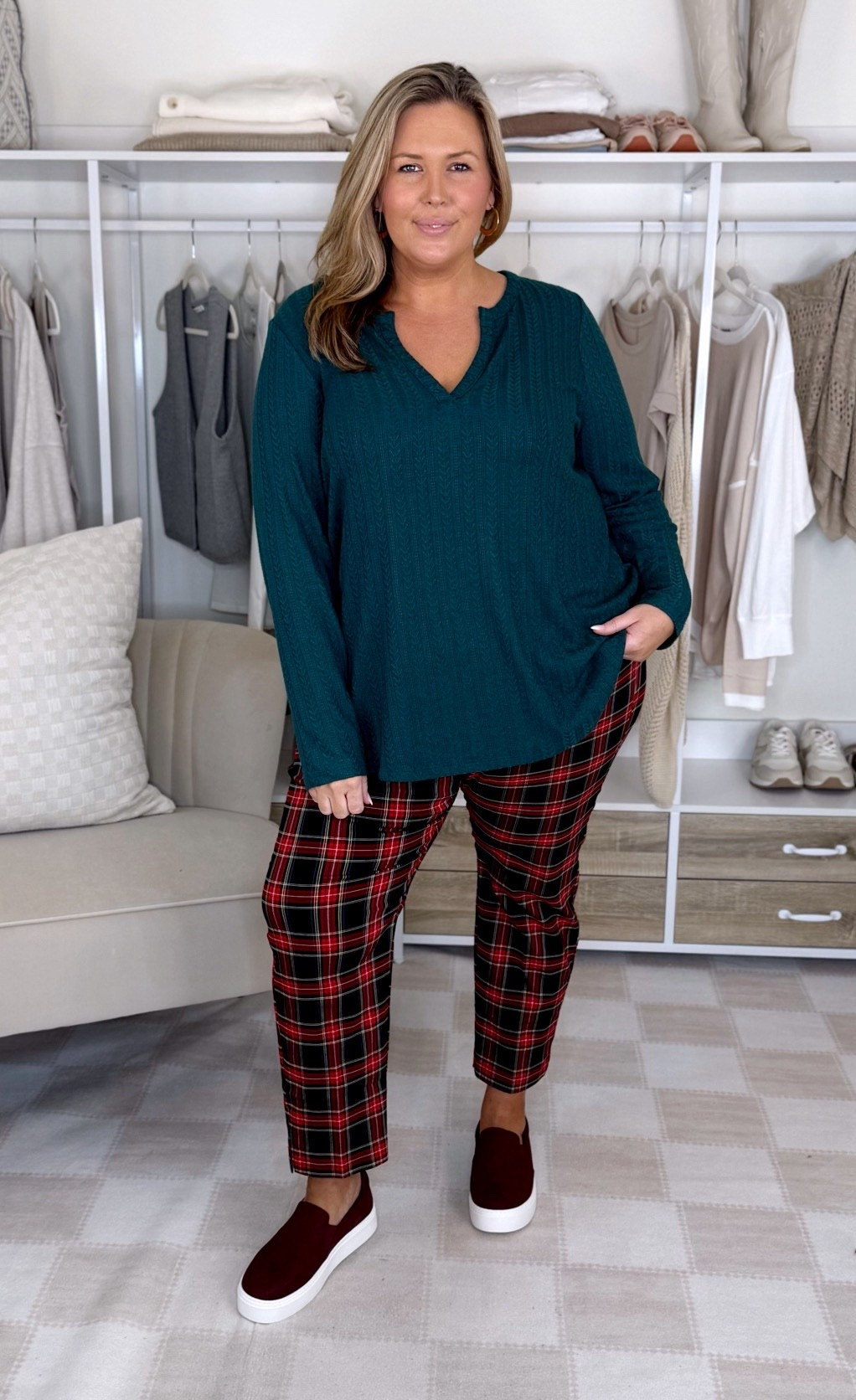 Lane Bryant haul!
GREEN TUNIC/PLAID PANTS - Comfiest festive outfit!! Top runs true to size, I am in the 18/20 and pants I probably could have done an 18 but I am in the 20!



Plus size fashion, lane bryant haul, everyday outfit ideas, mom style, holiday fashion, holiday outfit ideas

#LTKPlusSize #LTKMidsize #LTKStyleTip