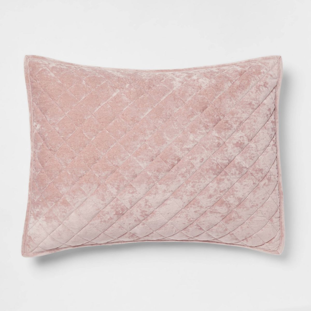 Luxe Diamond Stitch Velvet Quilt Sham - Threshold™ | Target