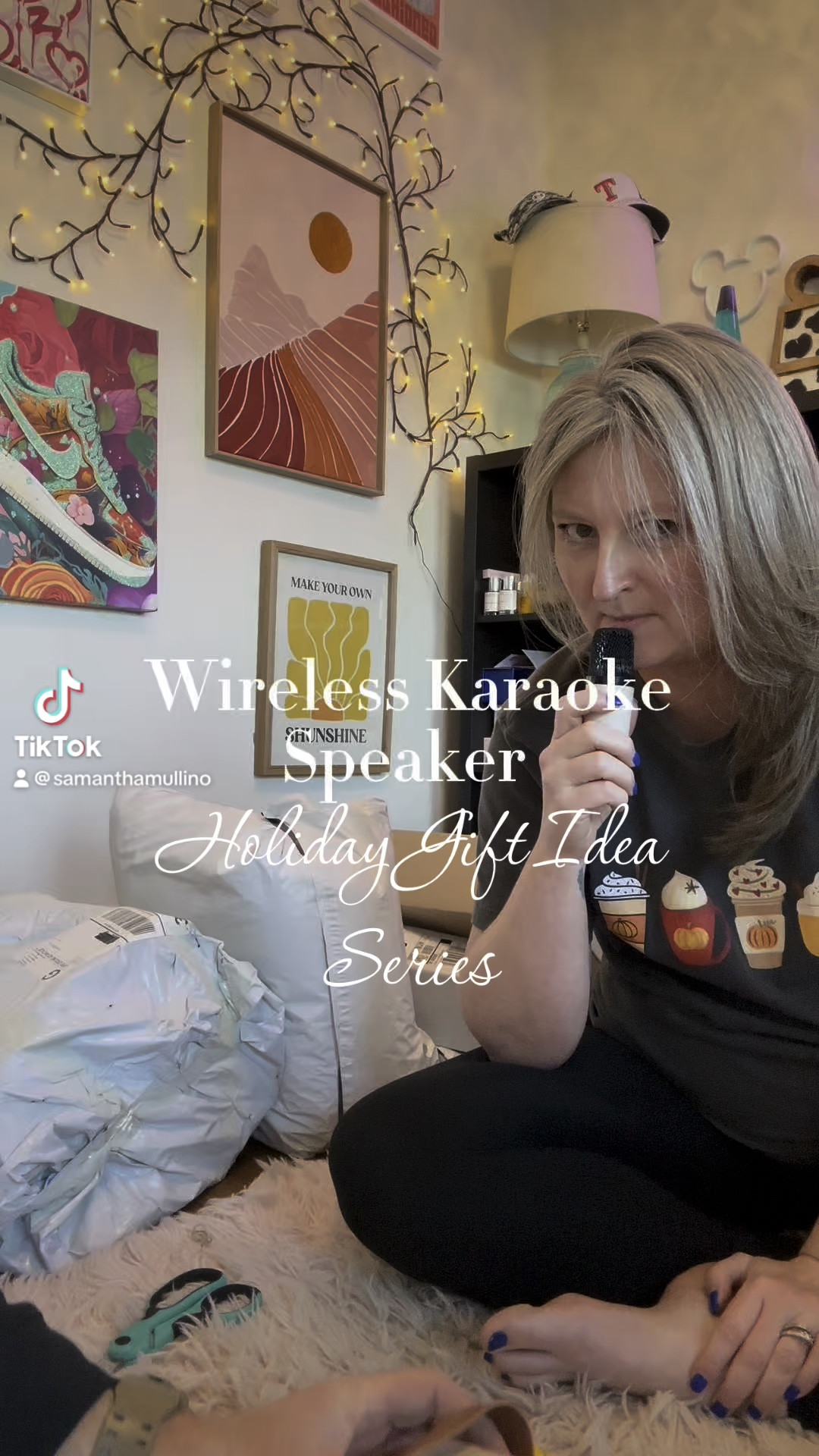 Mini Karaoke Machine with 2 microphones Holiday Gift Idea Series

#LTKVideo #LTKGiftGuide #LTKHoliday