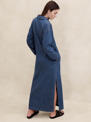 Cruz Denim Maxi Dress | Banana Republic (US)