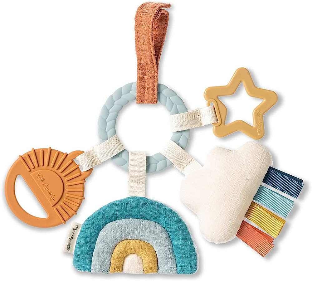 ITZY RITZY Bitzy Busy Ring Teething Activity Toy, Cloud | Amazon (CA)