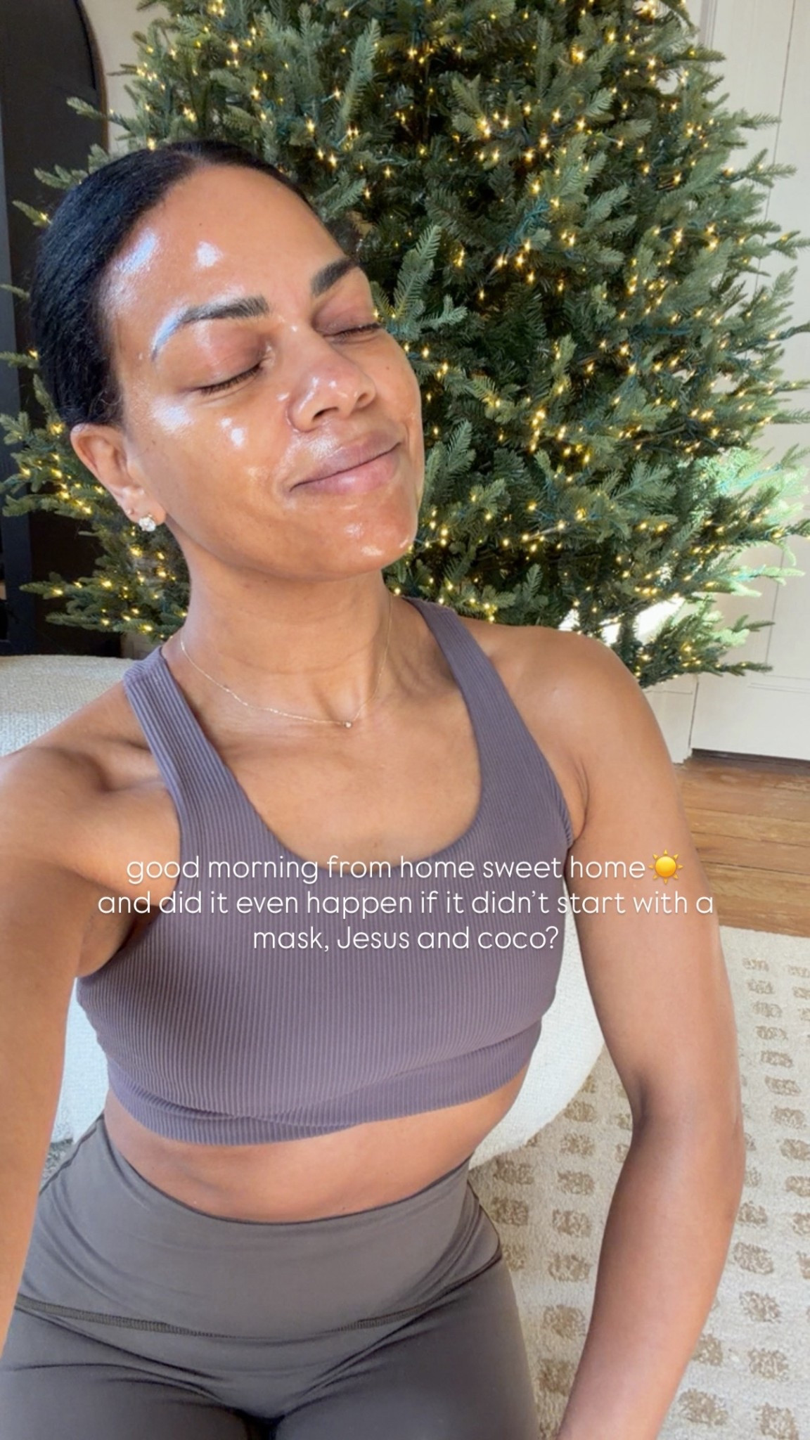 Good morning from home sweet home☀️and did it even happen if it didn’t start with a mask, Jesus, and Coco 

#LTKselfcare #LTKmorningroutine #LTKfitnessgoals