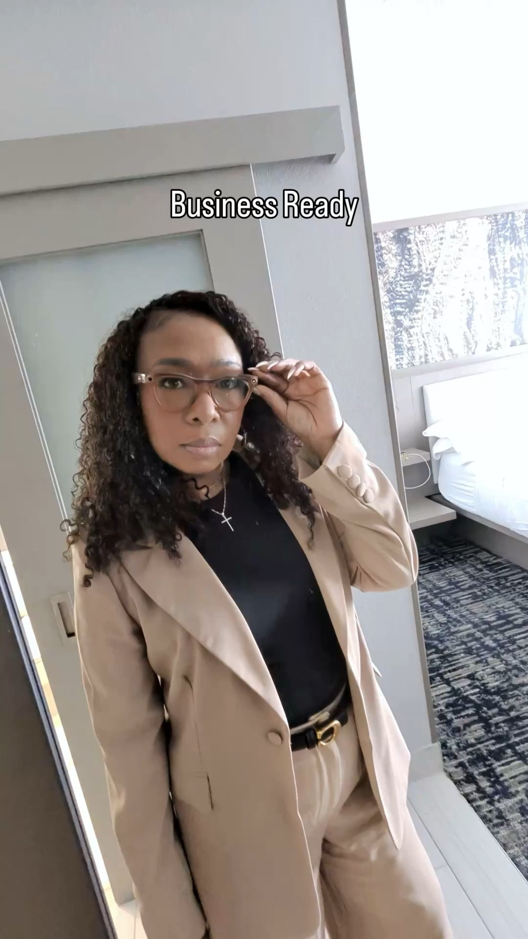 Business trip, but make it effortless.
Stepping into rooms like I belong there… because I do. 💼✨

#BusinessTripVibes #BossWomanEnergy #Over40Style #WorkLook #SoftLuxuryStyle

#LTKootd #LTKWorkwear #LTKdayinmylife