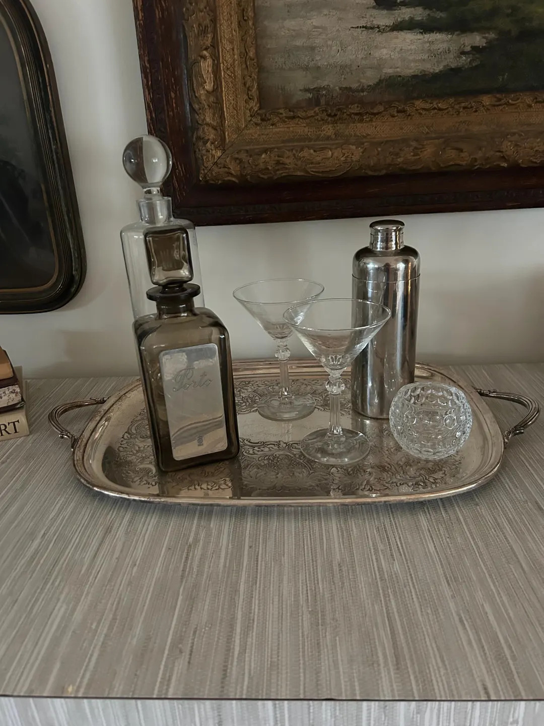 Vintage silver tray | Etsy (US)