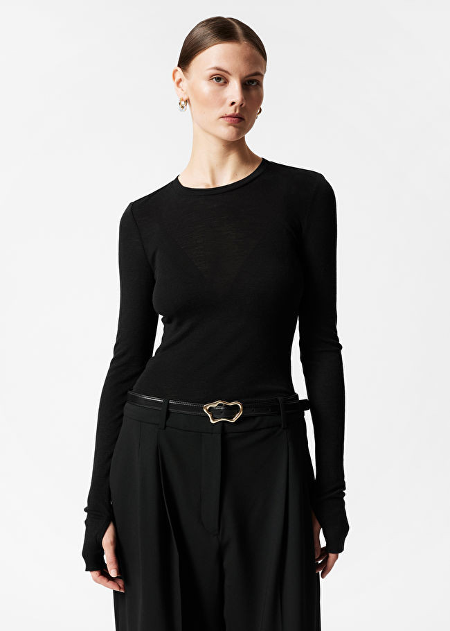 Sheer Wool Top | & Other Stories EU