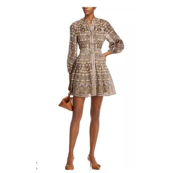 Veronica Beard Kumar Linen Silk Dress Size 10 | Poshmark