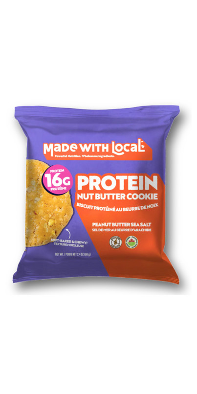 Made With Local Protein Cookie Peanut Butter Sea Salt | Well.ca