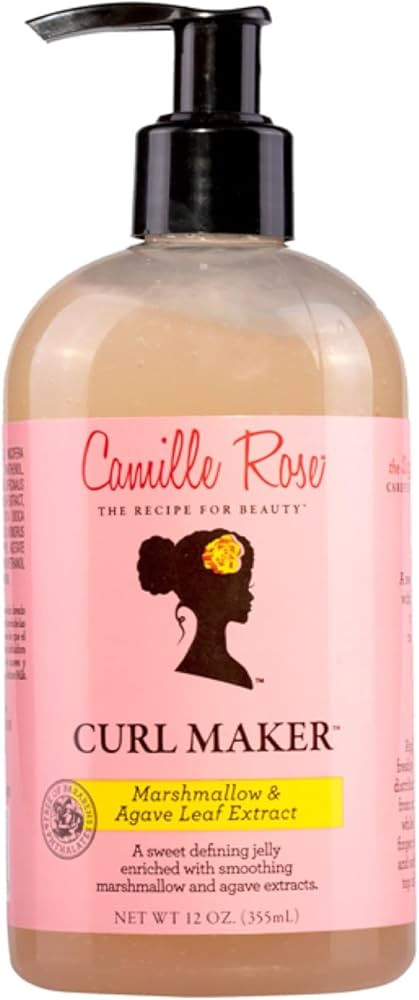 Camille Rose Curl Maker, Smoothing and Nourishing Curly Hair Gel with Aloe, for All Hair Types an... | Amazon (US)