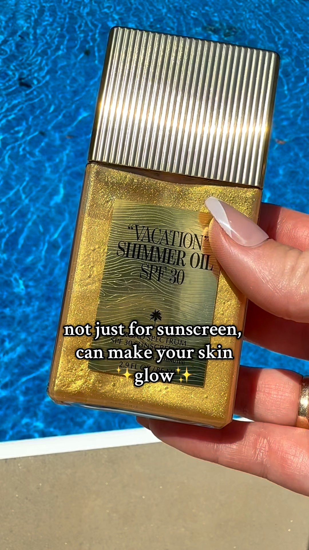 Protects like sunscreen, shines like body oil. #vacationinc #bodyoil #shimmeroil 

#LTKBeauty