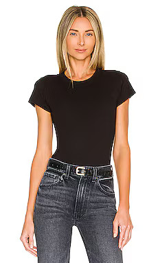 LA Made Crew Neck Tee in Black from Revolve.com | Revolve Clothing (Global)