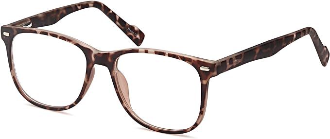 Blue Light Blocking Glasses for Women Men - Designer Computer Screen Glasses Black Tortoise Frame... | Amazon (US)