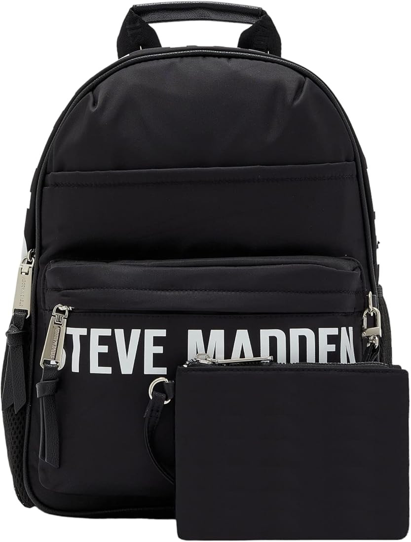 Steve Madden Bforce Backpack (BLACK/WHITE) | Amazon (US)