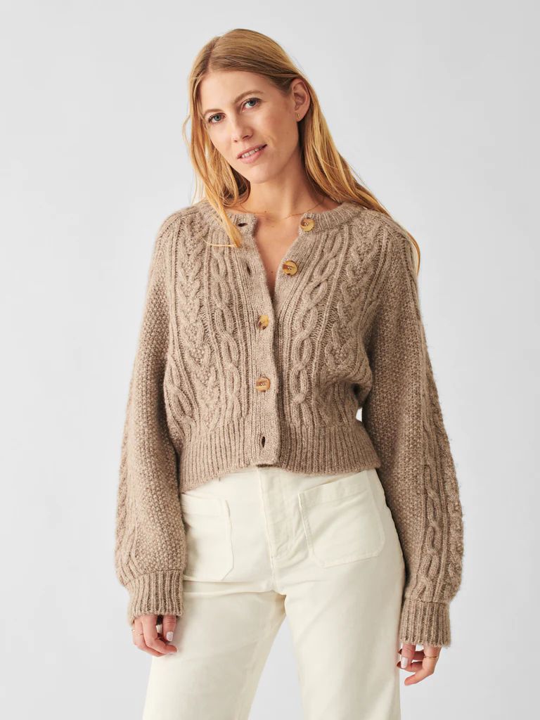 Frost Cropped Cardigan | Faherty