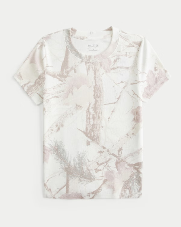 Camo Crew Baby Tee | Hollister (US)