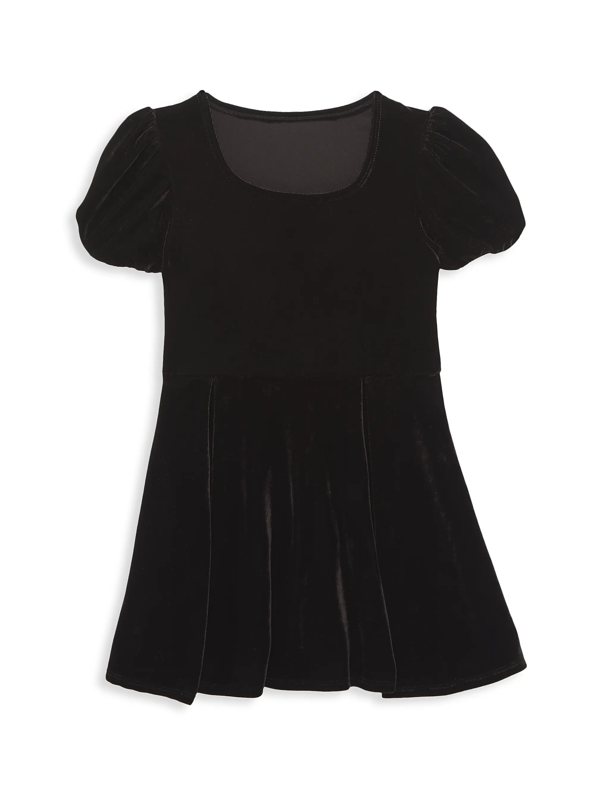 Girl's Velvet Short-Sleeve Dress | Saks Fifth Avenue