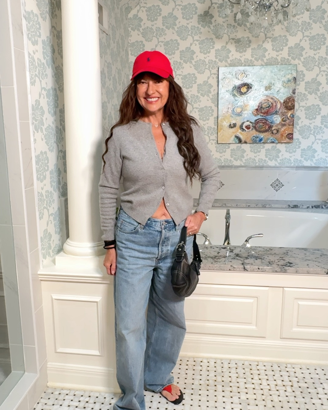 Lo rise jeans 3 ways! These #aritzia denim forum jeans are really great quality and fit! I’m done spending the big bucks on denim!
The cropped red top and flip flops are @Zara but I’ve linked several alternatives!

#LTKmomlife #LTKOver40 #LTKootd