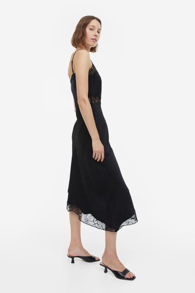 Lace-trimmed Slip Dress | H&M (US + CA)