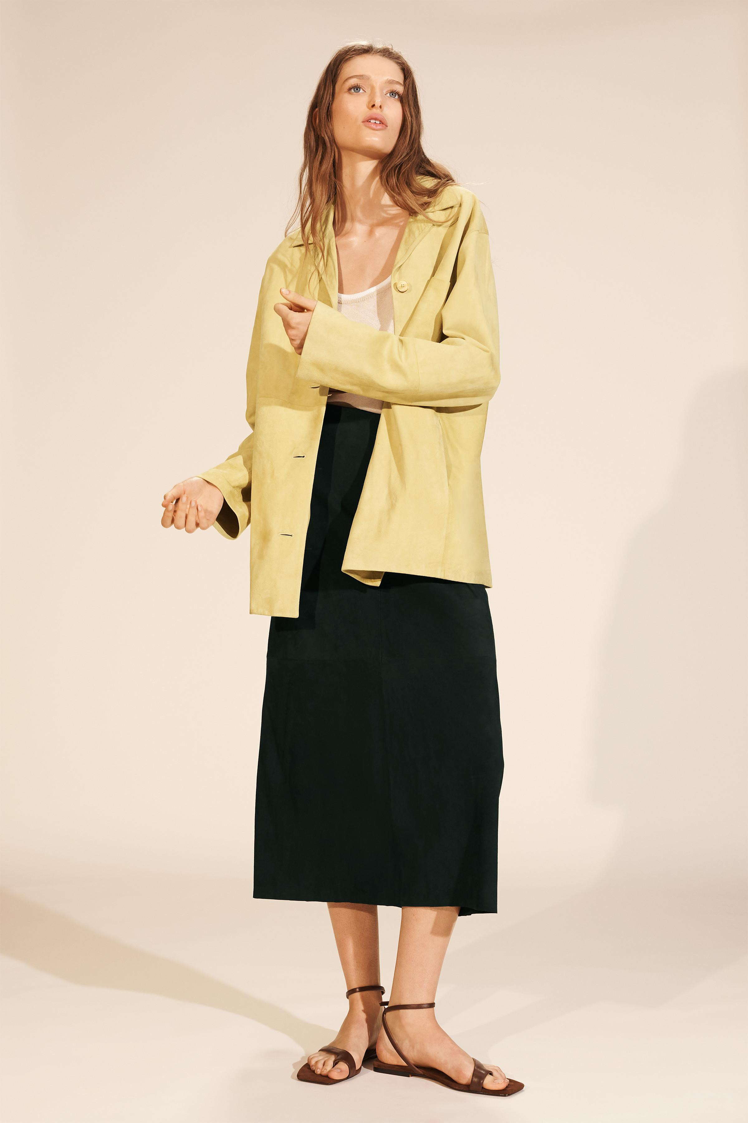 LIMITED EDITION SUEDE LEATHER POCKET SHIRT | Zara UK