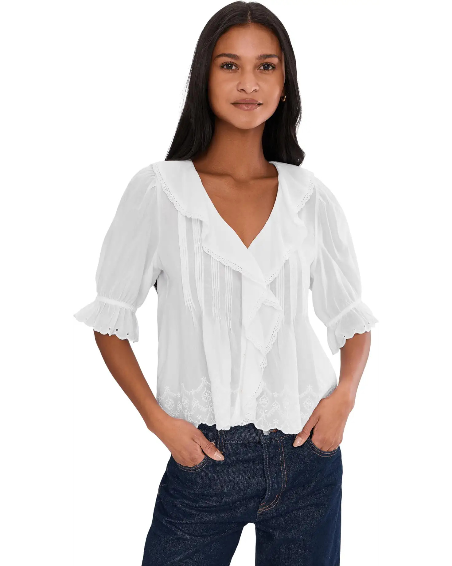 Kelly Top - Embroidery | Zappos