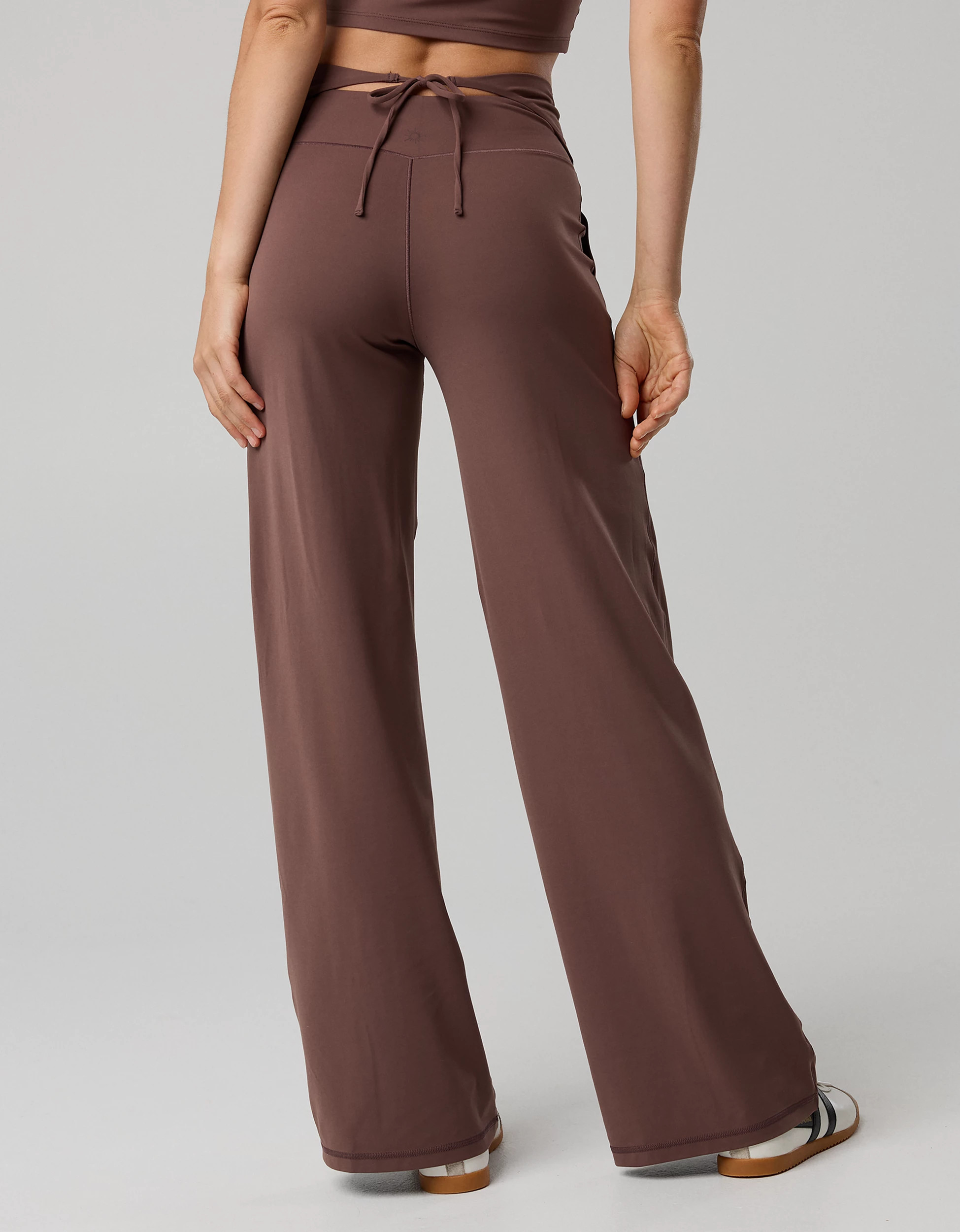 OFFLINE By Aerie Real Me XTRA High Waisted Tie Back Trouser | American Eagle Outfitters (US & CA)