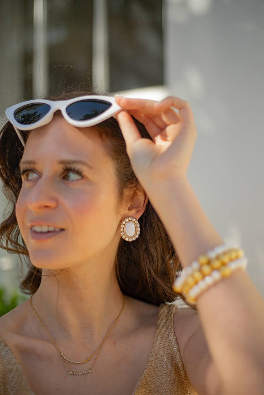 Hampton - Pearl Stud - Sarah Weisbrod Collection | Lisi Lerch Inc