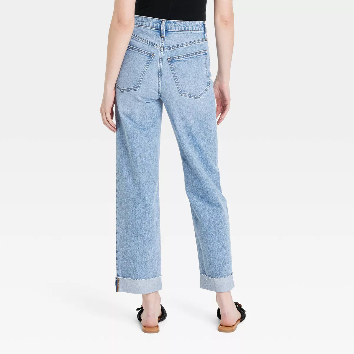 Women's Highest-Rise Straight Ankle Cuffed Jeans - Universal Thread™ | Target