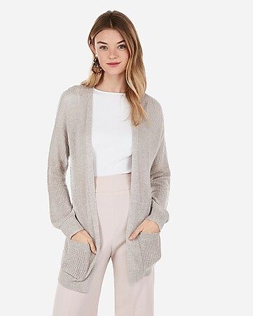 balloon sleeve cardigan | Express