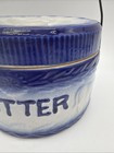 Antique Stoneware Butter Crock/lid - Blue/Handle | eBay | eBay US