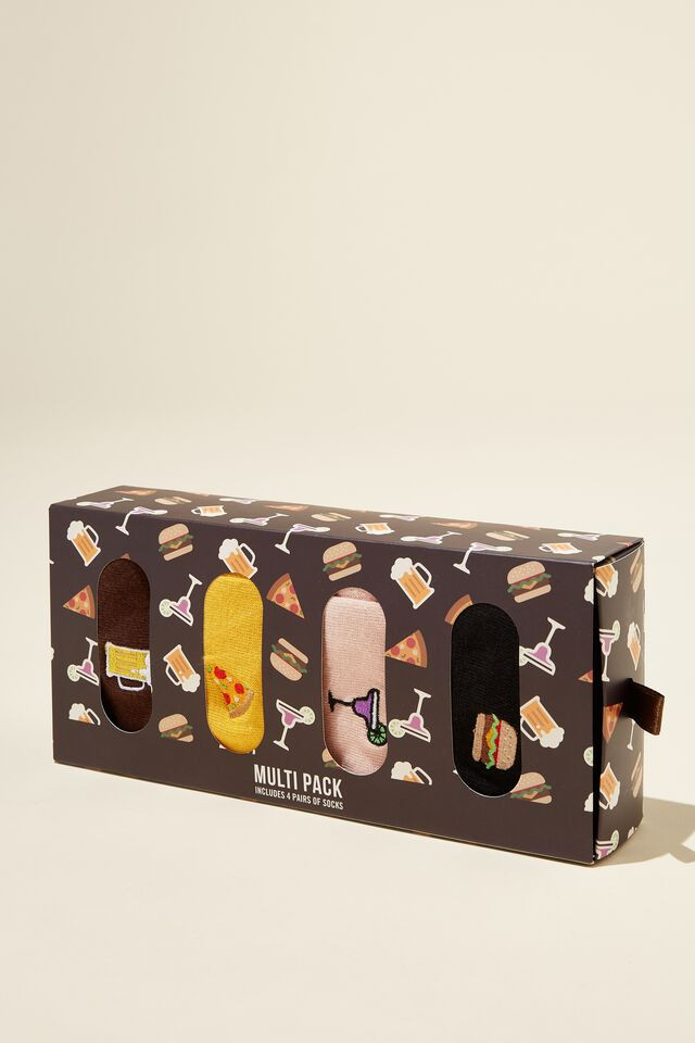 Novelty 4 Pack Of Socks | Cotton On (ANZ)