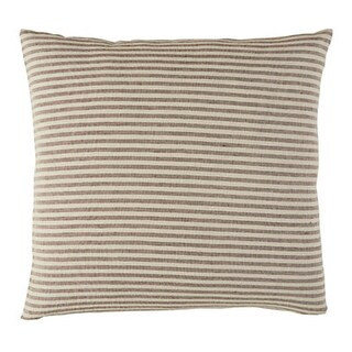 Alder Striped Pillow Cover in Linen Cotton Blend with Hidden Zipper | Ballard Designs, Inc.