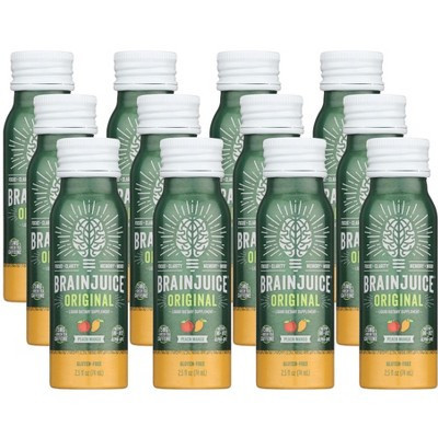 Brain Juice Original Peach Mango Drink - Case of 12/2.5 fz | Target