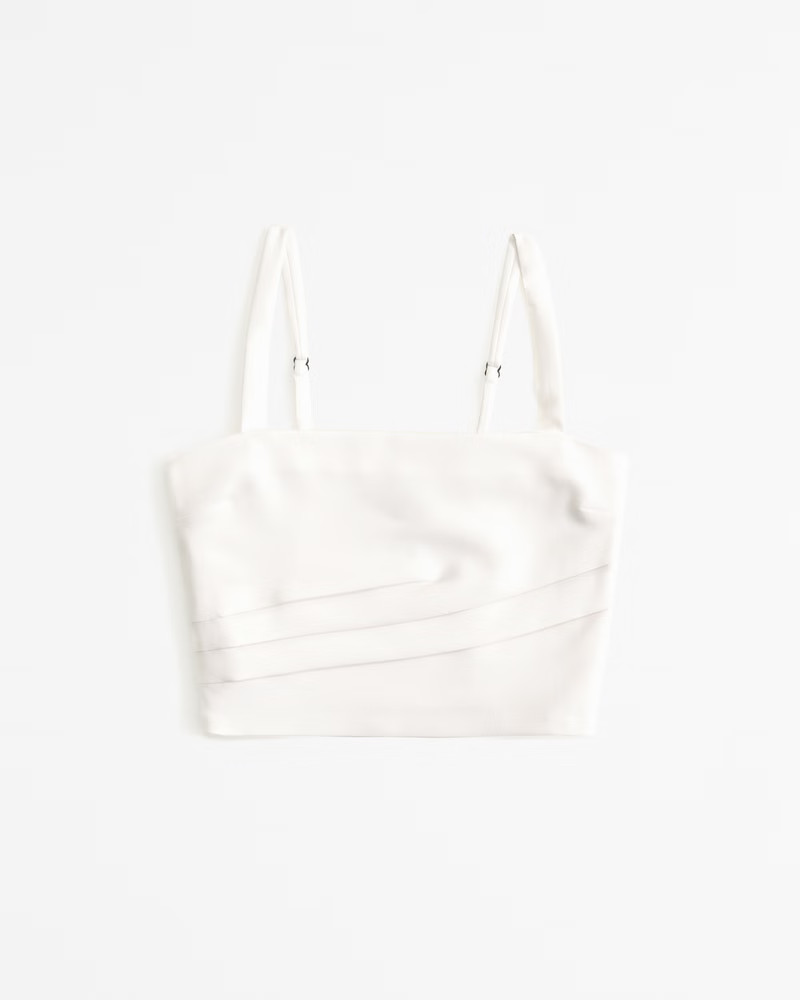 Women's Tailored Squareneck Set Top | Women's | Abercrombie.com | Abercrombie & Fitch (US)