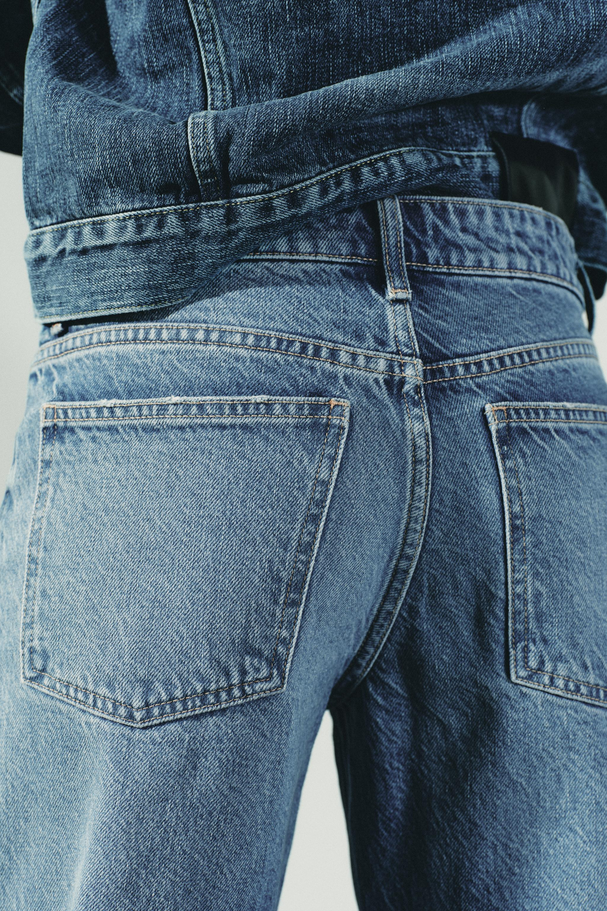 TRF MID-WAIST WIDE-LEG JEANS | Zara UK