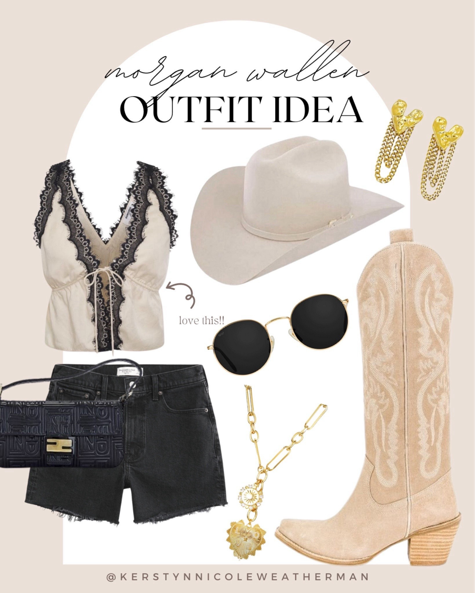MORGAN WALLEN CONCERT FIT

Outfit inspiration for the next concert you’re going to! 

Country Concert Outfit

This western look is perfect for your next country music festival, Nashville trip, or bachelorette party!

Country concert outfit, western fashion, concert outfit, western style, rodeo outfit, cowgirl outfit, cowboy boots, bachelorette party outfit, Nashville style, Texas outfit, sequin top, country girl, Austin Texas, cowgirl hat, pink outfit, cowgirl Barbie, Stage Coach, country music festival, festival outfit inspo, western outfit, cowgirl style, cowgirl chic, cowgirl fashion, country concert, Morgan wallen, Luke Bryan, Luke combs, Taylor swift, Carrie underwood, Kelsea ballerini, Vegas outfit, rodeo fashion, bachelorette party outfit, cowgirl costume, western Barbie, cowgirl boots, cowboy boots, cowgirl hat, cowboy boots, white boots, white booties, rhinestone cowgirl boots, silver cowgirl boots, white corset top, rhinestone top, crystal top, strapless corset top, pink pants, pink flares, corduroy pants, pink cowgirl hat, Shania Twain, concert outfit, music festival Cute Nashville outfit idea! Trendy, rodeo fashion, cowboy hat, cowboy, trucker, hat, fringe bag, gold, hoops, booties, boots, cowgirl, cowboy, jeans, shorts, spring outfit, concert outfit, Nashville outfit, radio outfit, trendy country, concert, outfit, music festival, spring outfit, summer outfit, white blouse, travel outfit, western BoHo chic hippie

#LTKootd #LTKxAbercrombie