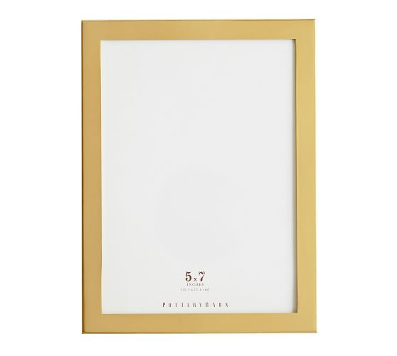 Personalized Modern Brass Frame, 5x7 | Pottery Barn (US)
