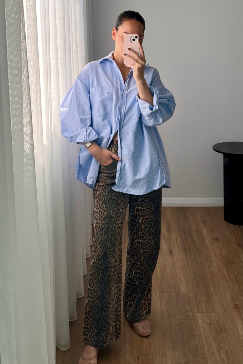 Todays outfit to go get my nails and hair done 💅🏼 wearing my most worn shirt from dissh in a 8 and new favourite pantleopard

#LTKwinter #LTKaustralia #LTKstyletip