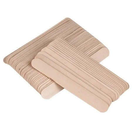 Waxing Stick, 100Pcs/Bag Spatula Applicator Wooden Spatula Disposable Medical Tongue Depressor | Walmart (US)