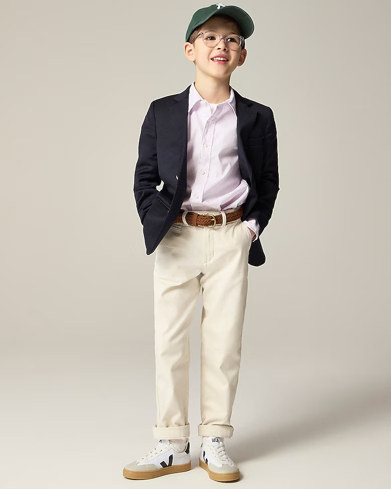 Kids' classic-fit stretch chino pant | J. Crew US