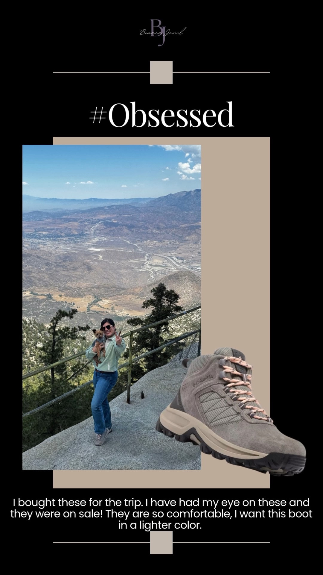 Current obsession: my Columbia Traverse hiking boots 👣

Just took these beauties camping and I’m officially hooked. Super supportive, weather-ready, and actually cute (yes, hiking boots can be cute). From trail walks to campfire hangs, they did it all.

If you’re building your outdoor capsule wardrobe—start here.
Linked on LTK 🏕️✨

#ColumbiaSportswear #LTKCamping #OutdoorStyle #TrailReady #HikingBoots #LTKFallStyle #BiancaJanel #WanderWithMe #LTKObsessed #AdventureGear

#LTKFindsUnder100 #LTKStyleTip #LTKSeasonal
