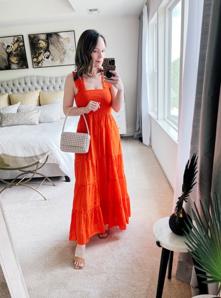 This bright orange maxi dress is so beautiful and I can wear a regular bra with it!!

#LTKstyletip