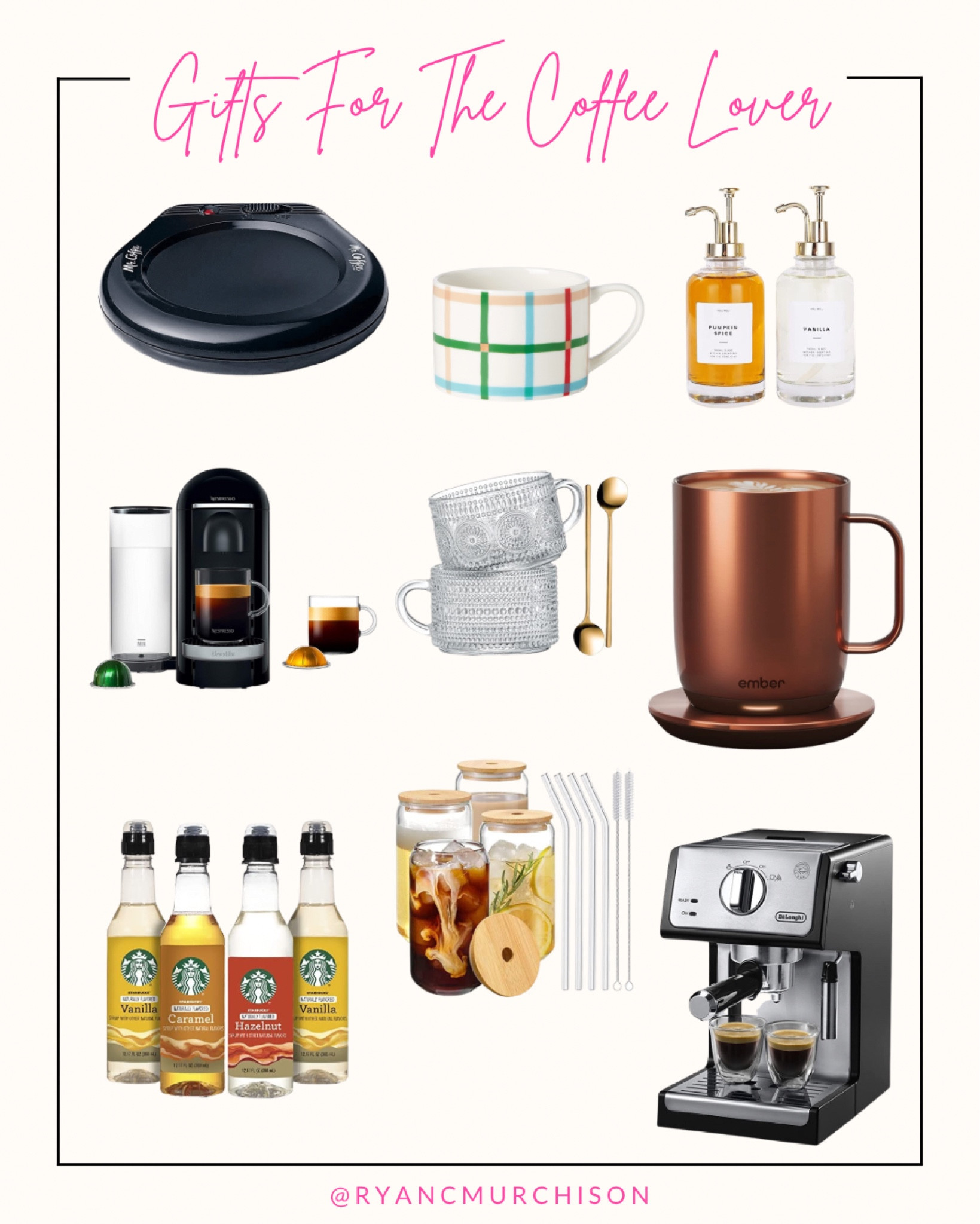 Gift ideas for the coffee lover, what to get the coffee drinker for Christmas, coffee gift ideas 

#LTKhome #LTKunder100 #LTKHoliday