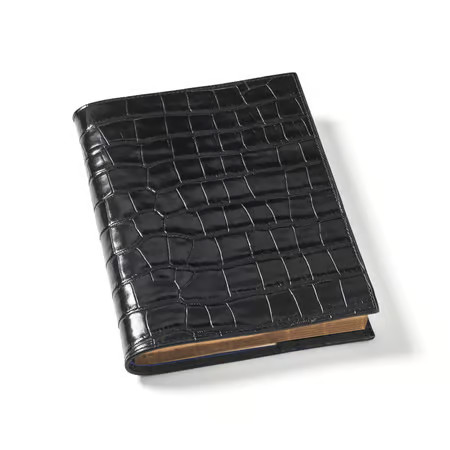 A5 Refillable Luxury Journal

        
            
            Deep Shine Black Croc with Soft S... | Aspinal of London US