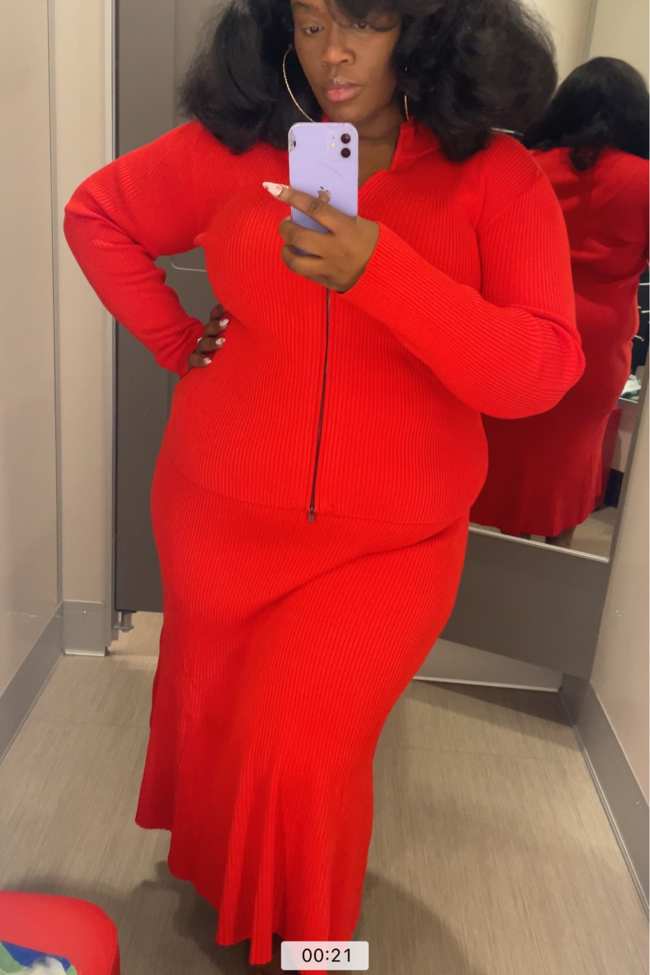 Definitely size down on this set for a more snug fit. I’m wearing a 1x. 

#LTKPlusSize #LTKHoliday #LTKMidsize