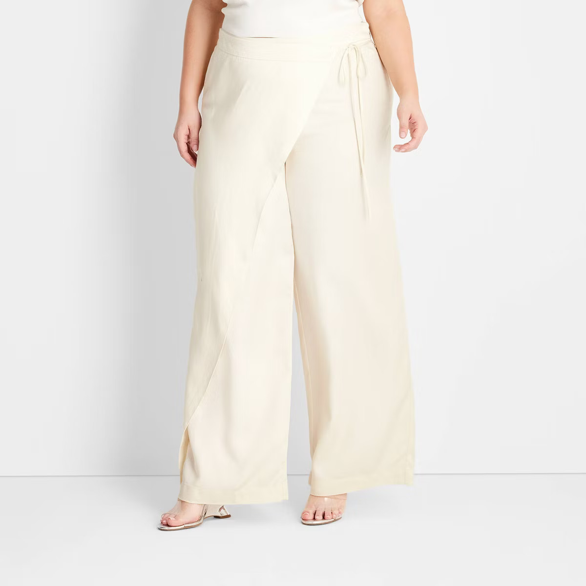 Women's Mid-Rise Sarong Wide Leg Pants - Future Collective™ with Jenee Naylor | Target