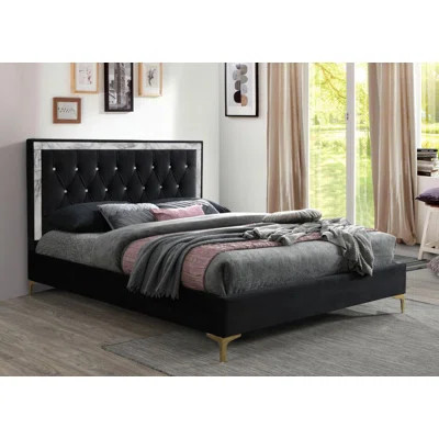 Amilya Tufted Low Profile Platform Bed | Wayfair North America