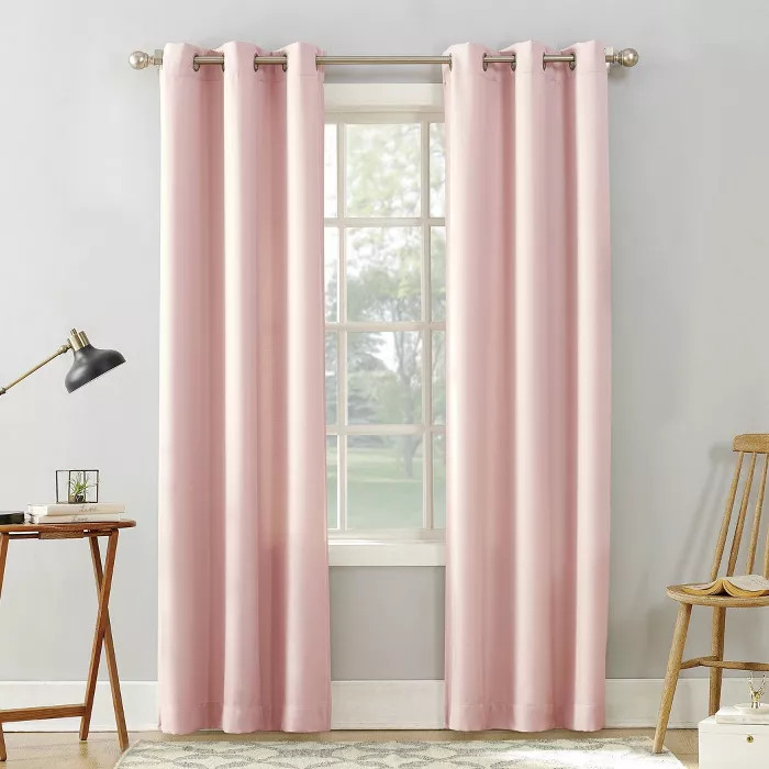 Sora Casual Textured Light Filtering Grommet Top Curtain Panel - No. 918 | Target