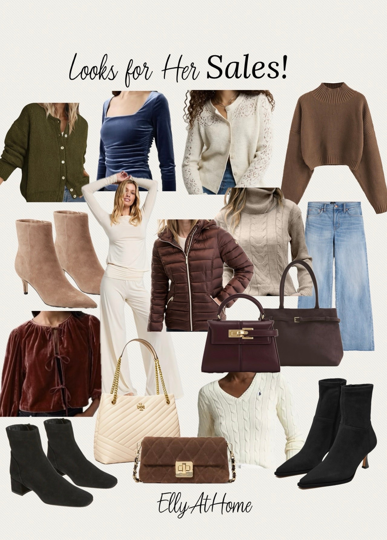 Holiday Sales! Shop more fashion finds, gifts for her! Cozy sweaters, handbags, boots, sweatshirts, jewelry. Amazon, Anthropologie, Macy’s, Tory Burch, Bloomingdale’s, Nordstrom Rack. 

#LTKootd #LTKSaleAlert #LTKOver40