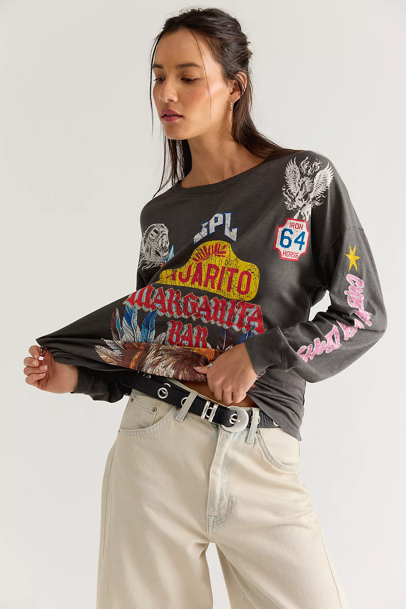 Spell Pajarito Long Sleeve Tee | Free People (Global - UK&FR Excluded)