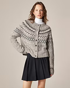 Fair Isle cardigan in wool blend | J. Crew US